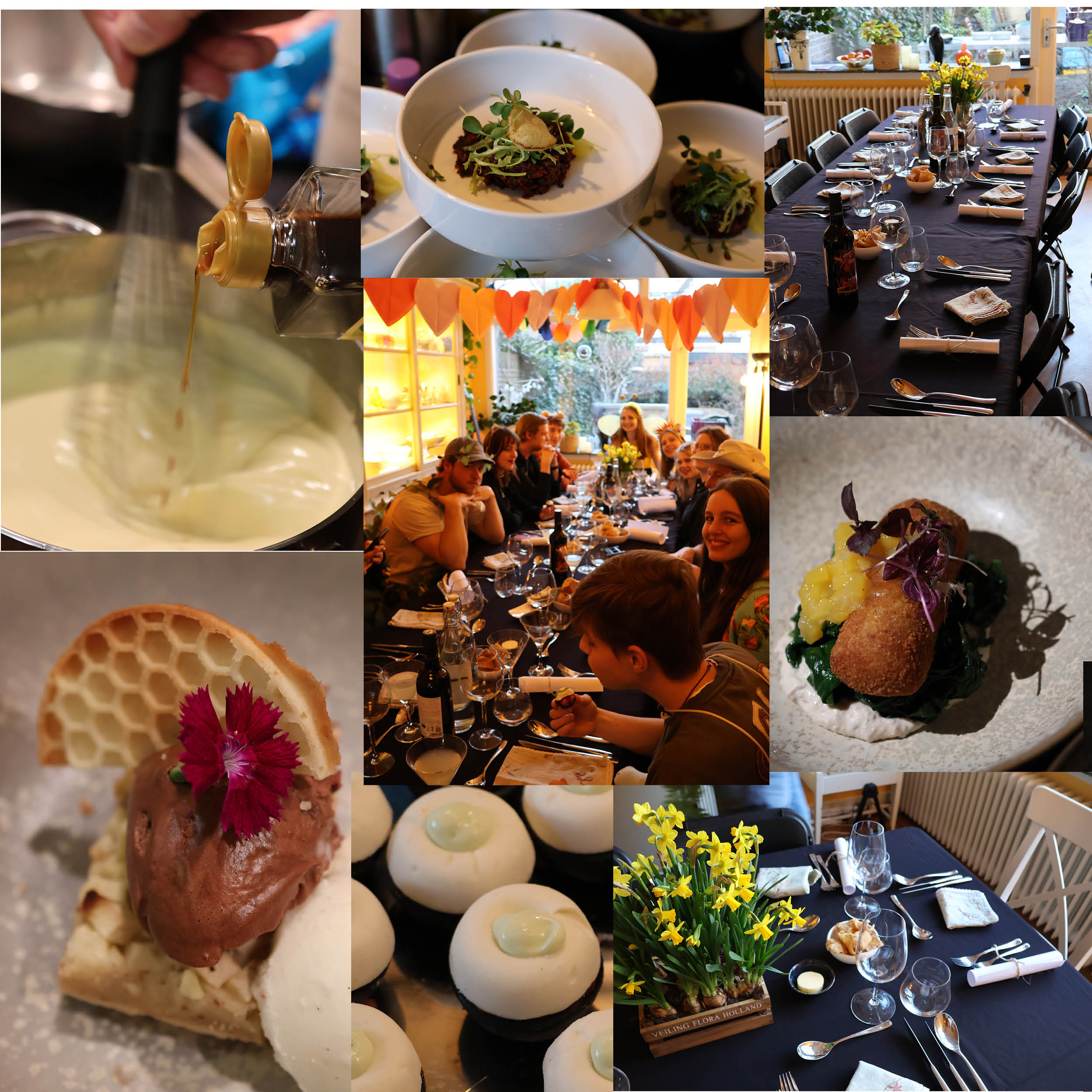 collage 21 dinner